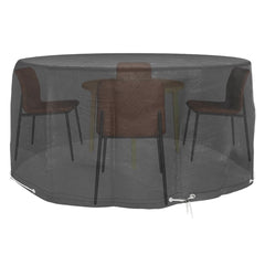 vidaXL Garden Furniture Covers 2 pcs 10 Eyelets Ø230x90 cm Round 2
