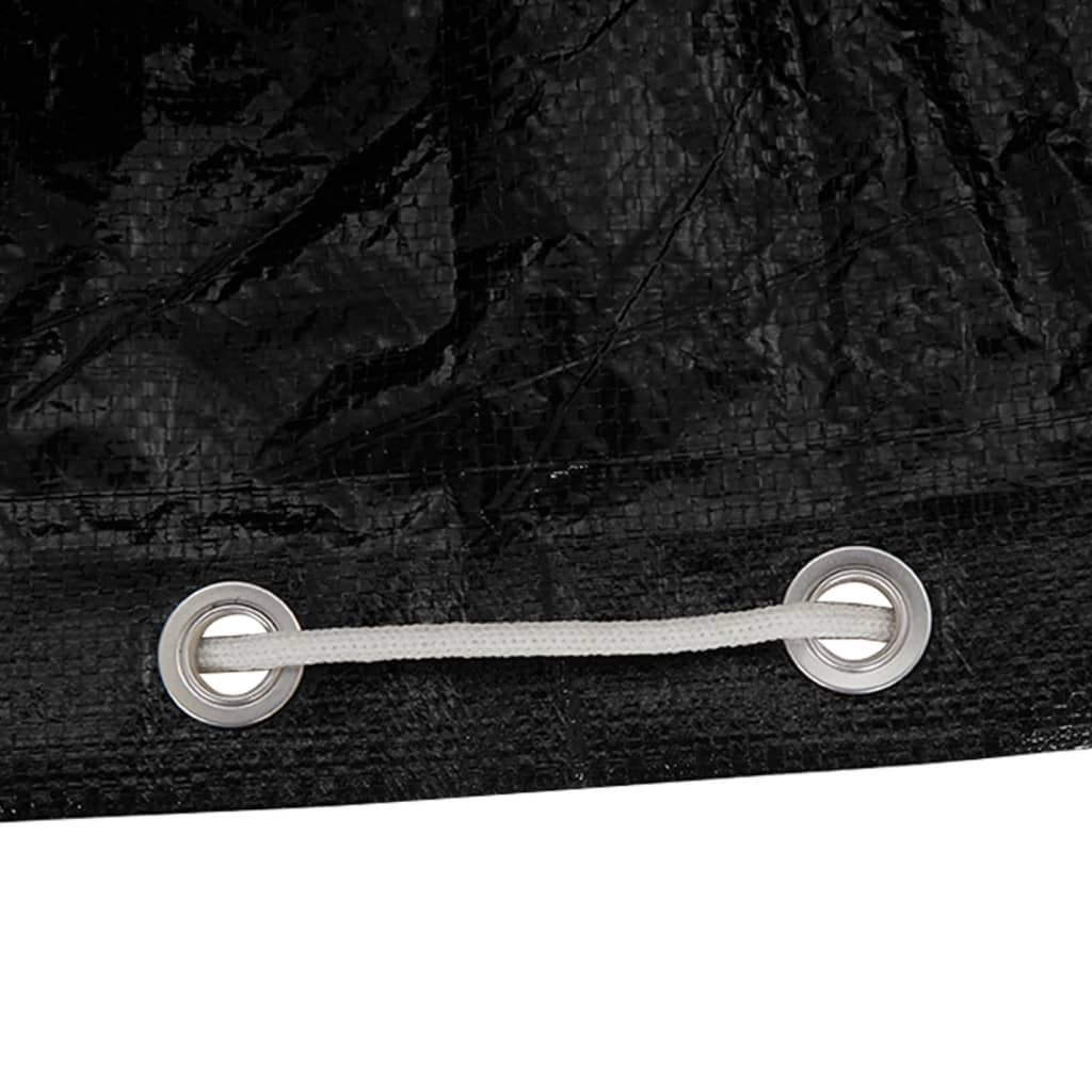 vidaXL Garden Furniture Covers 2 pcs 10 Eyelets Ø230x90 cm Round 6