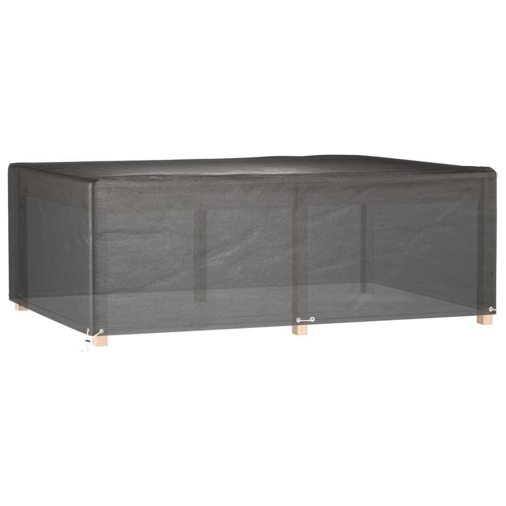 vidaXL Garden Furniture Covers 2 pcs 12 Eyelets 230x165x80 cm Rectangular 2
