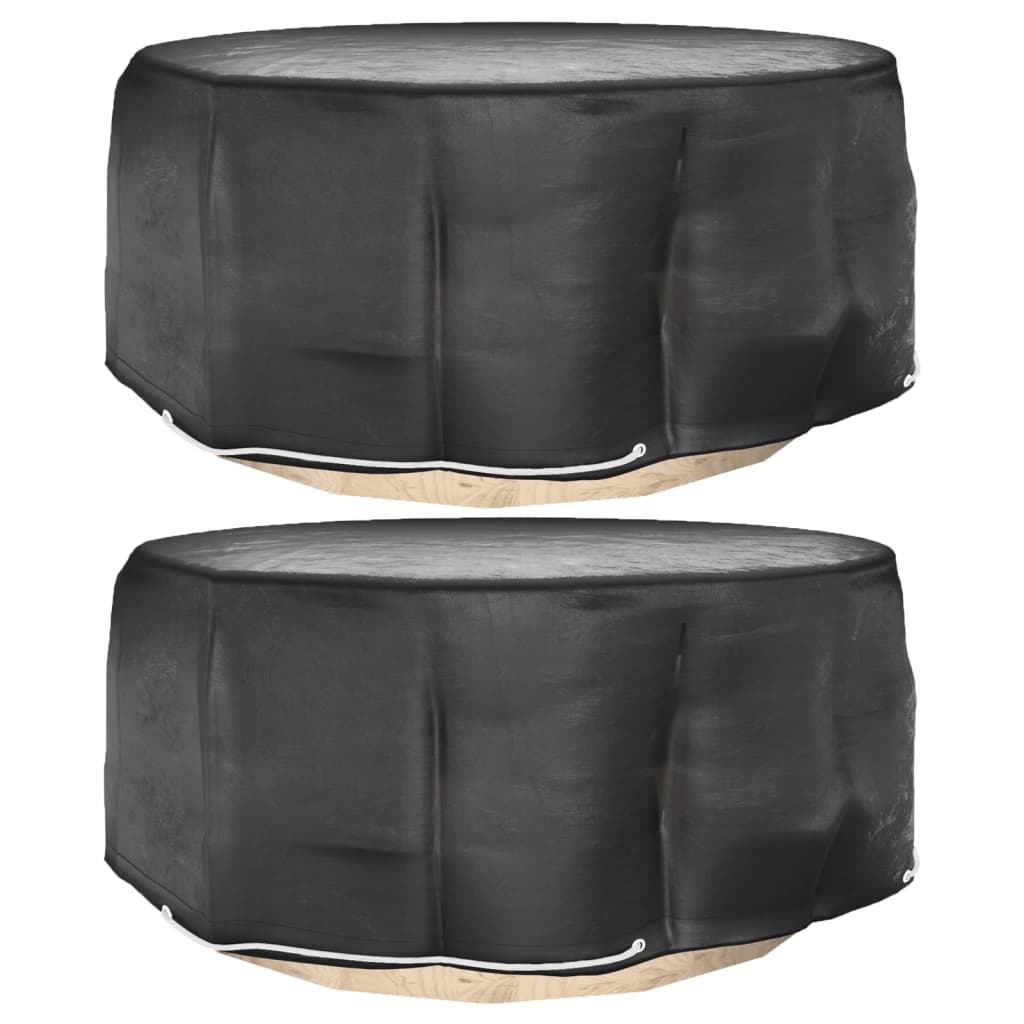Garden Furniture Cover 10 Eyelets Round Ø 260 x 90 cm