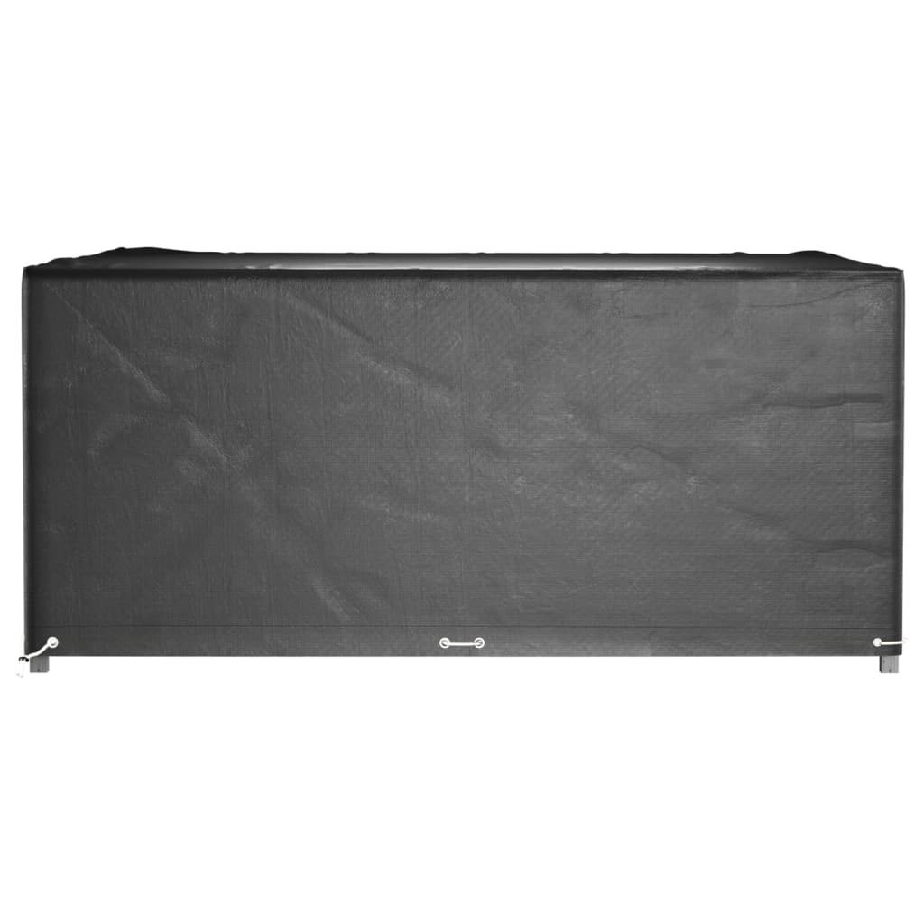 vidaXL Garden Furniture Covers 2 pcs 16 Eyelets 300x300x75 cm Square 3