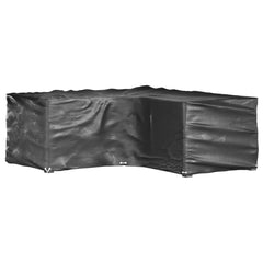 vidaXL L-Shaped Garden Furniture Covers 2 pcs 12 Eyelets 185x185x70 cm 2