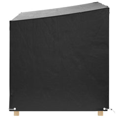 vidaXL Swing Bench Covers 2 pcs 12 Eyelets 215x150x130/150 cm Polyethylene 5