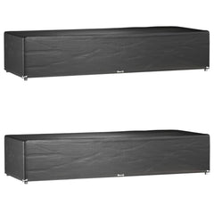 vidaXL Sunlounger Covers 2 pcs 12 Eyelets 205x75x40 cm Polyethylene 1