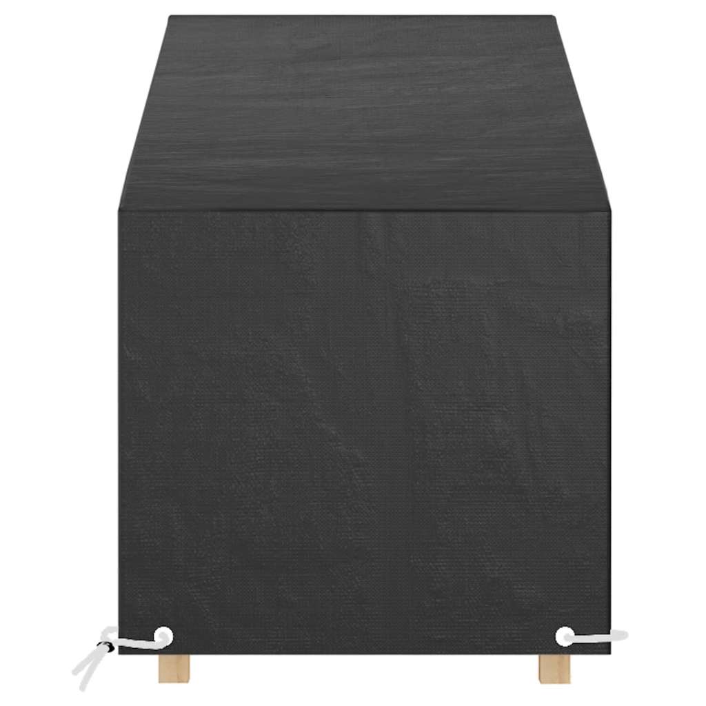 vidaXL Sunlounger Covers 2 pcs 12 Eyelets 200x65x35/60 cm Polyethylene 2