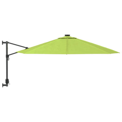 Wall-mounted Parasol Apple Green 290 cm