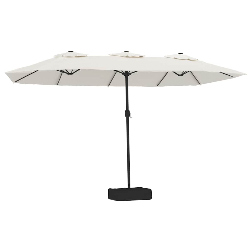 Double-Head Parasol 449x265 cm White