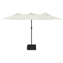 Double-Head Parasol 449x265 cm White