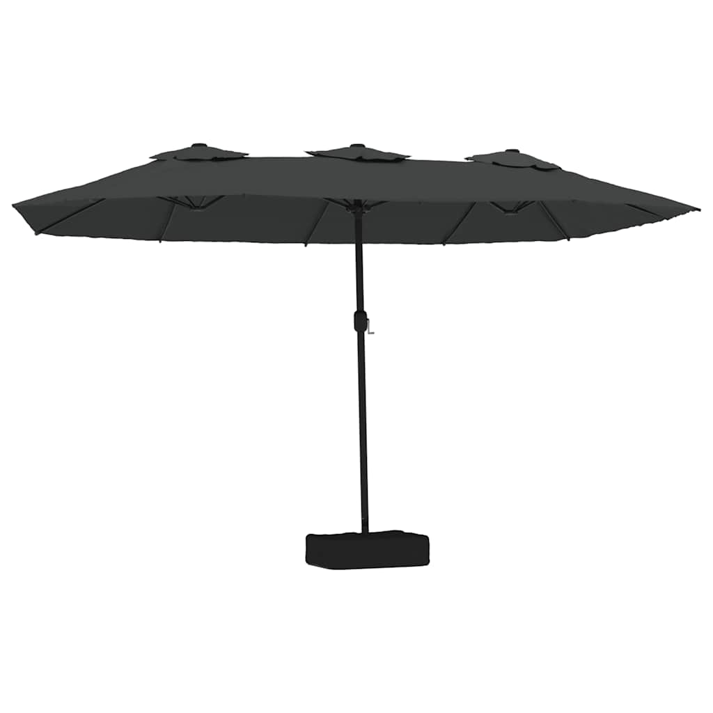 Double-Head Parasol 449x265 cm Anthracite