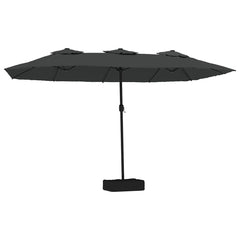 Double-Head Parasol 449x265 cm Anthracite