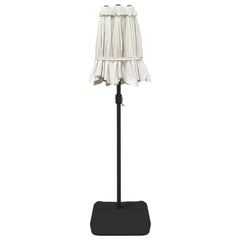 vidaXL Double-Head Garden Parasol Sand White 316x145 cm 5