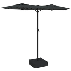 vidaXL Double-Head Garden Parasol Anthracite 316x145 cm 2