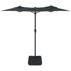 vidaXL Double-Head Garden Parasol Anthracite 316x145 cm 4