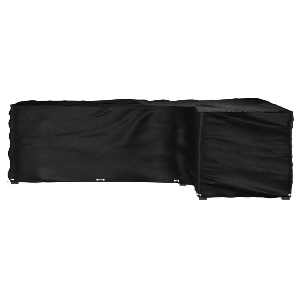 vidaXL L-Shaped Garden Furniture Cover 18 Eyelets 285x220x80 cm 4
