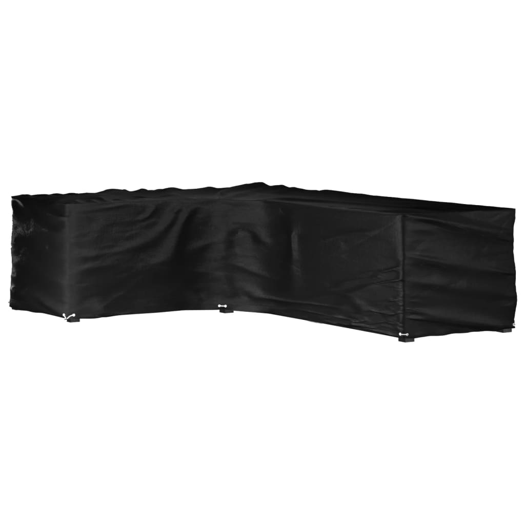 vidaXL L-Shaped Garden Furniture Cover 16 Eyelets 210x260x80 cm 1