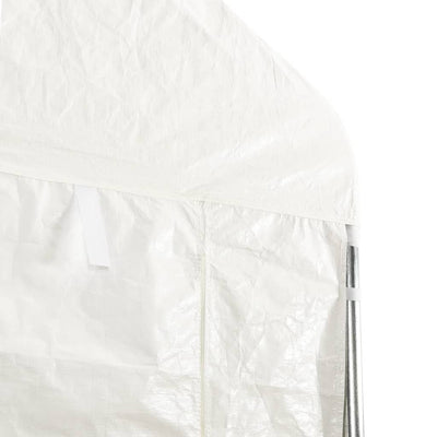 Gazebo with Roof White 6.69x5.88x3.75 m Polyethylene