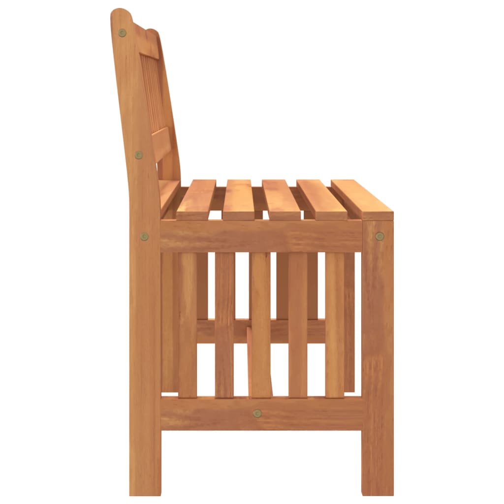 vidaXL Garden Bench 80 cm Solid Wood Eucalyptus 4