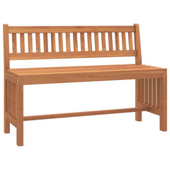vidaXL Garden Bench 110 cm Solid Wood Eucalyptus 2