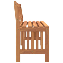 vidaXL Garden Bench 110 cm Solid Wood Eucalyptus 4