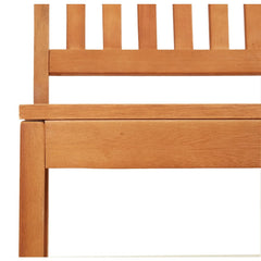 vidaXL Garden Bench 110 cm Solid Wood Eucalyptus 5