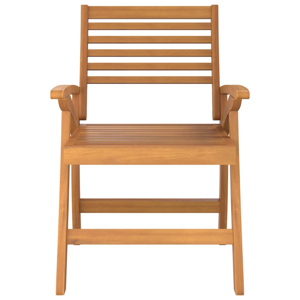 Garden Chairs 58x58x87 cm Solid Wood Acacia 2