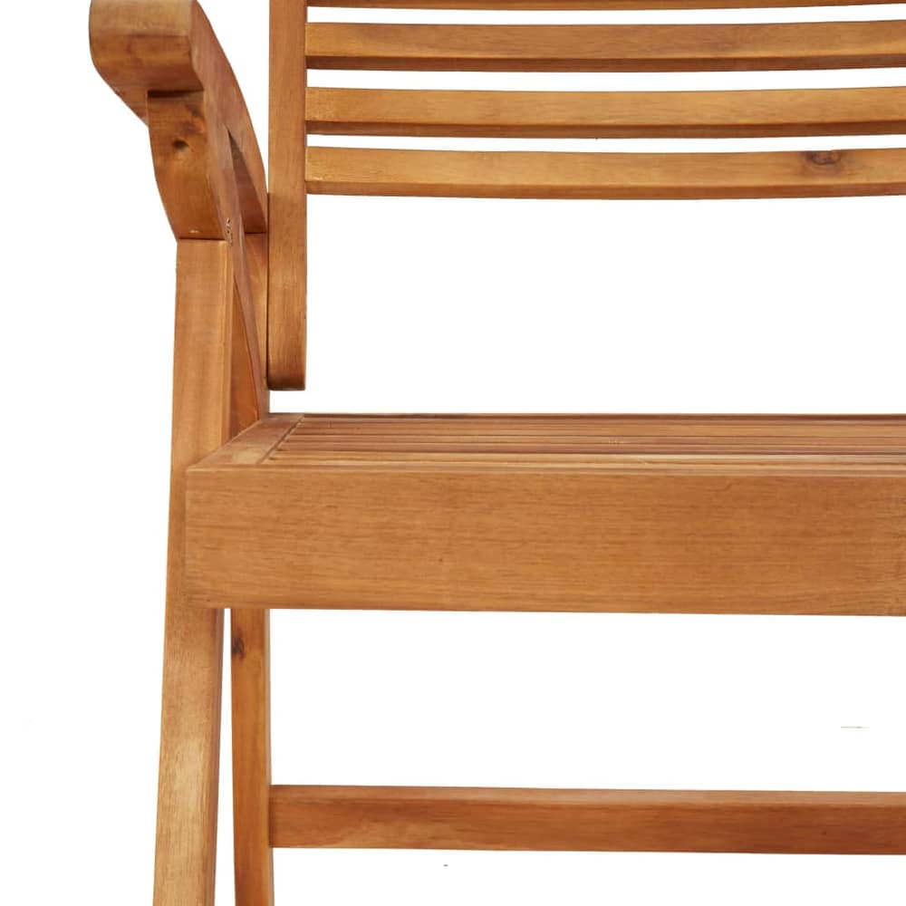 Garden Chairs 58x58x87 cm Solid Wood Acacia 2