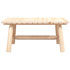 vidaXL Coffee Table 90x50x41 cm Solid Wood Spruce 3