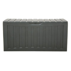 vidaXL Storage Box Black 118x53x57 cm Polypropylene 4