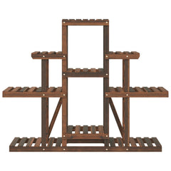 vidaXL Flower Stand 110x25x96 cm Solid Wood Fir 4