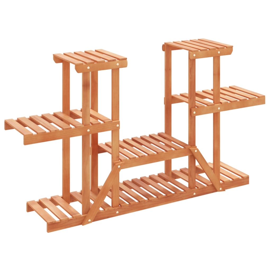 vidaXL Flower Stand 110x25x73 cm Solid Wood Fir 2