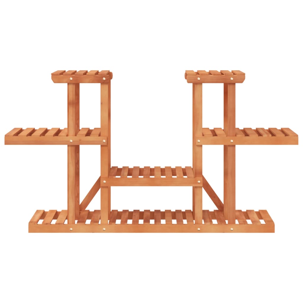 vidaXL Flower Stand 110x25x73 cm Solid Wood Fir 5