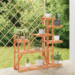 vidaXL Flower Stand 110x25x111 cm Solid Wood Fir 1