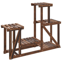 vidaXL Flower Stand 90x25x73.5 cm Solid Wood Fir 2