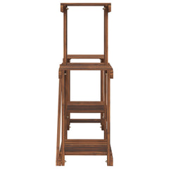 vidaXL Flower Stand 90x25x73.5 cm Solid Wood Fir 5