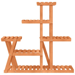 vidaXL Flower Stand 95x25x96 cm Solid Wood Fir 4