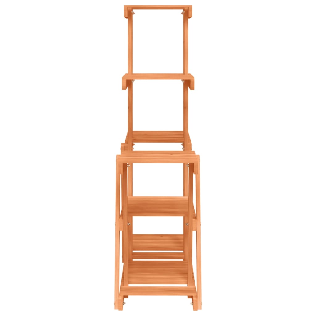 vidaXL Flower Stand 95x25x96 cm Solid Wood Fir 5