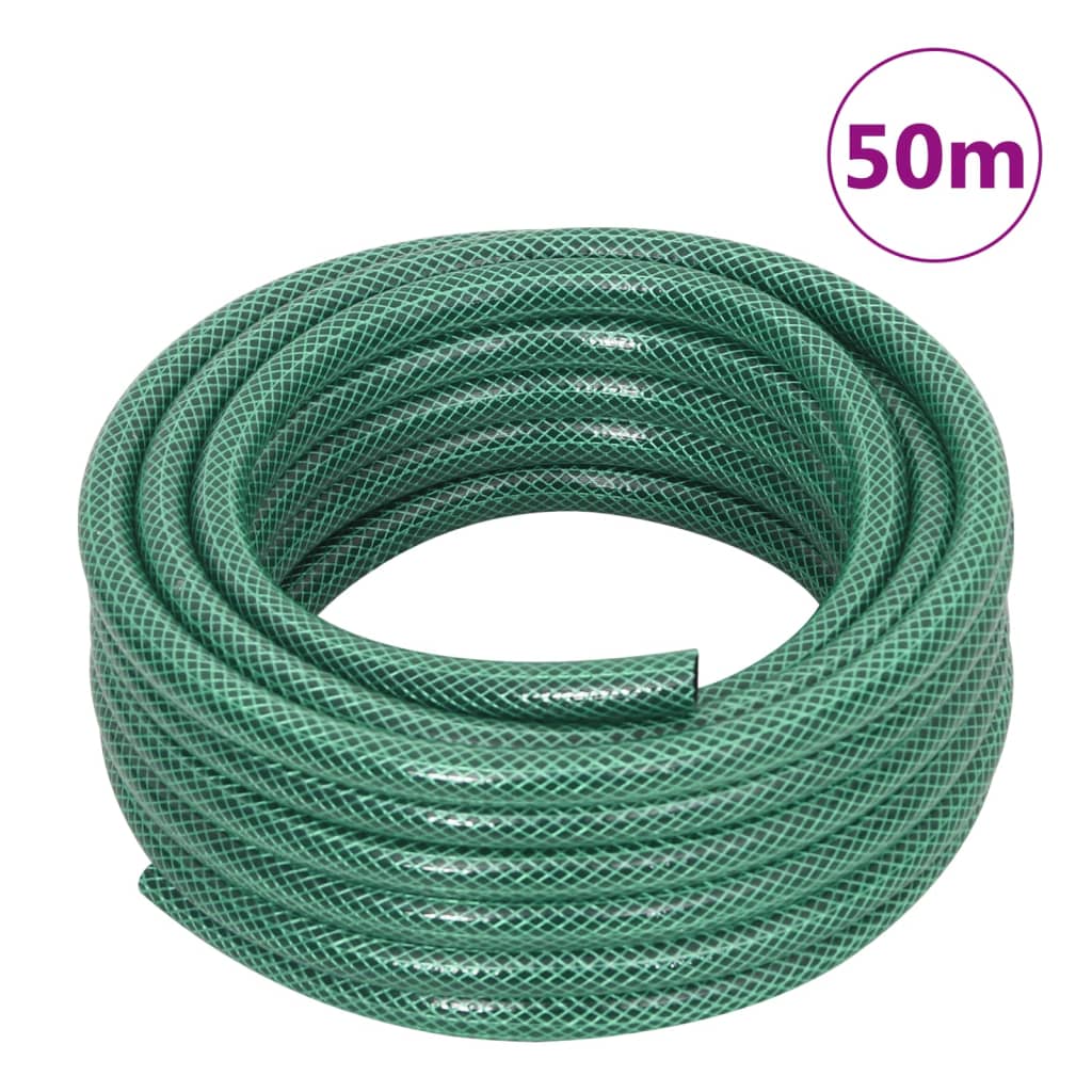 vidaXL Garden Hose Green 0.5" 50 m PVC 5