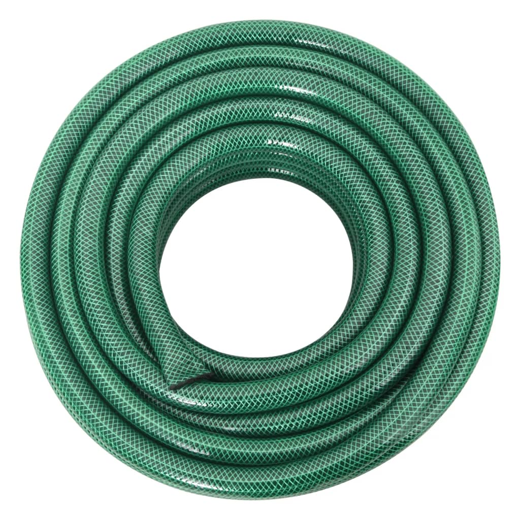 vidaXL Garden Hose Green 0.75" 30 m PVC 2