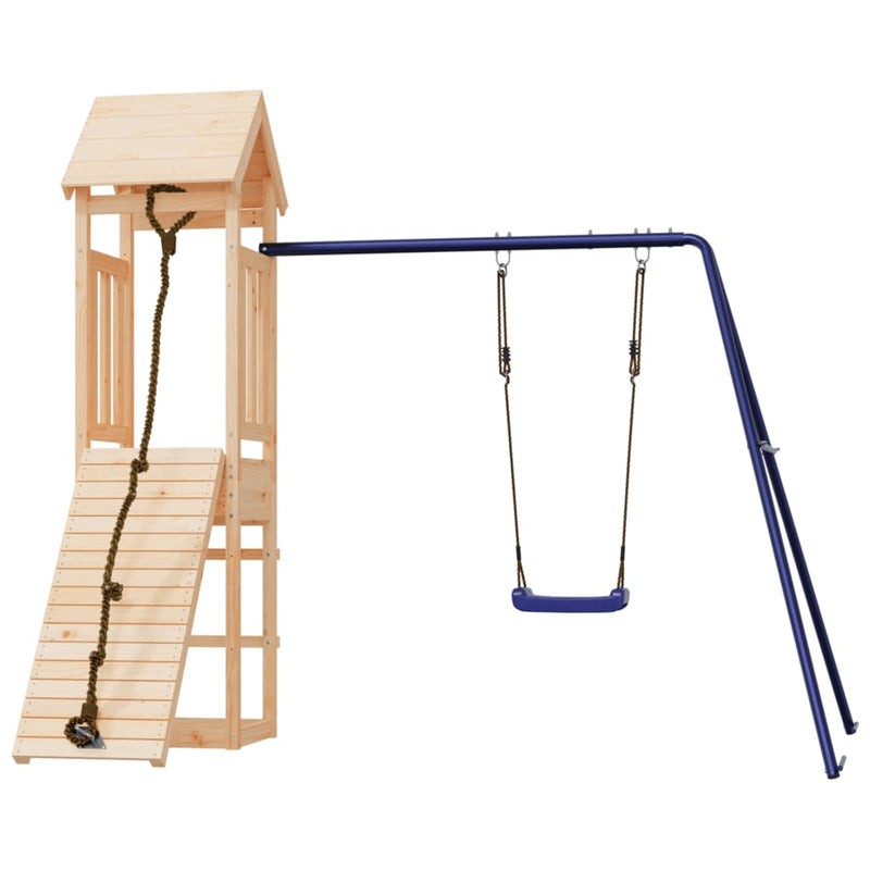 Outdoor Playset Solid Wood Pine