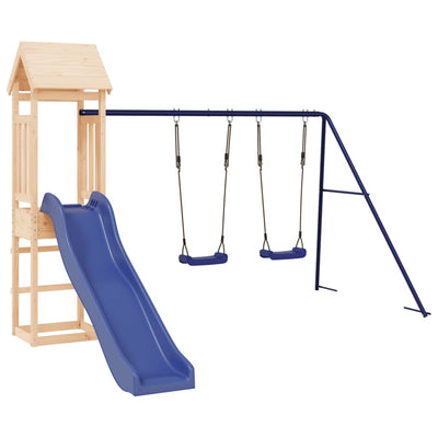 Outdoor Playset Solid Wood Pine