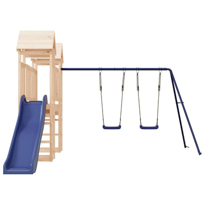 Outdoor Playset Solid Wood Pine