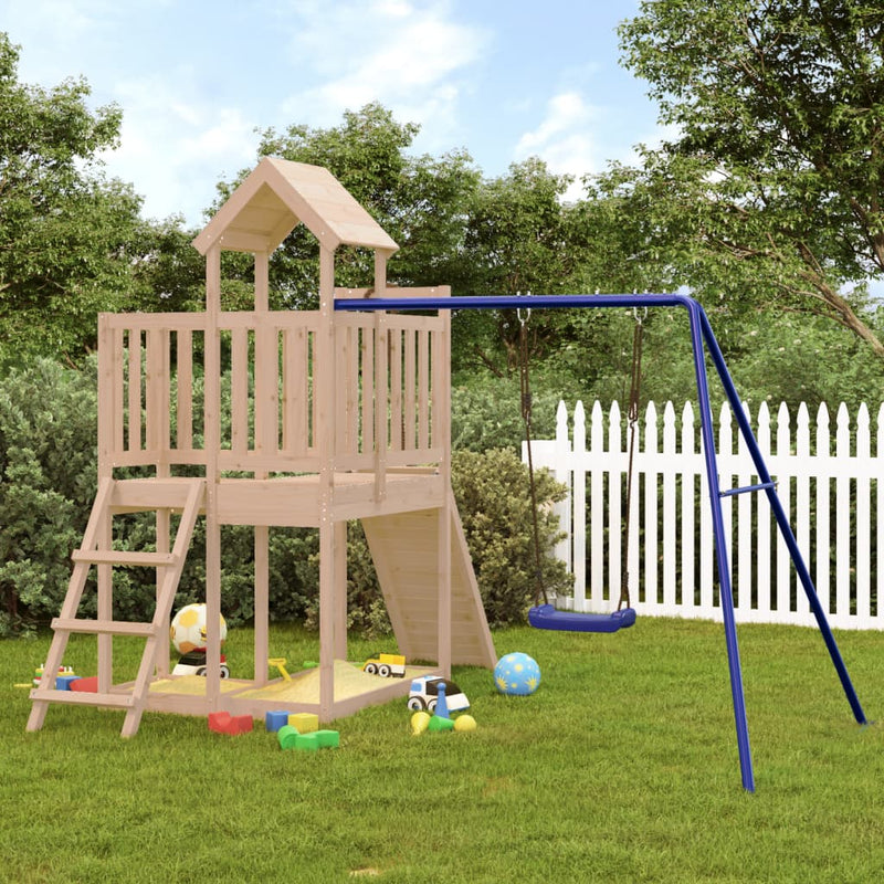 Outdoor Playset  Solid Wood Pine