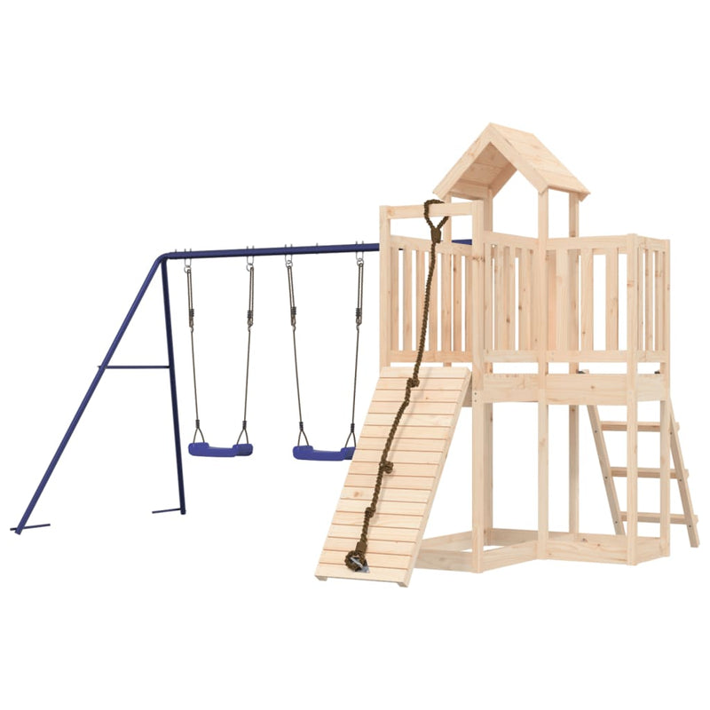 Outdoor Playset  Solid Wood Pine