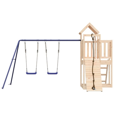 Outdoor Playset  Solid Wood Pine