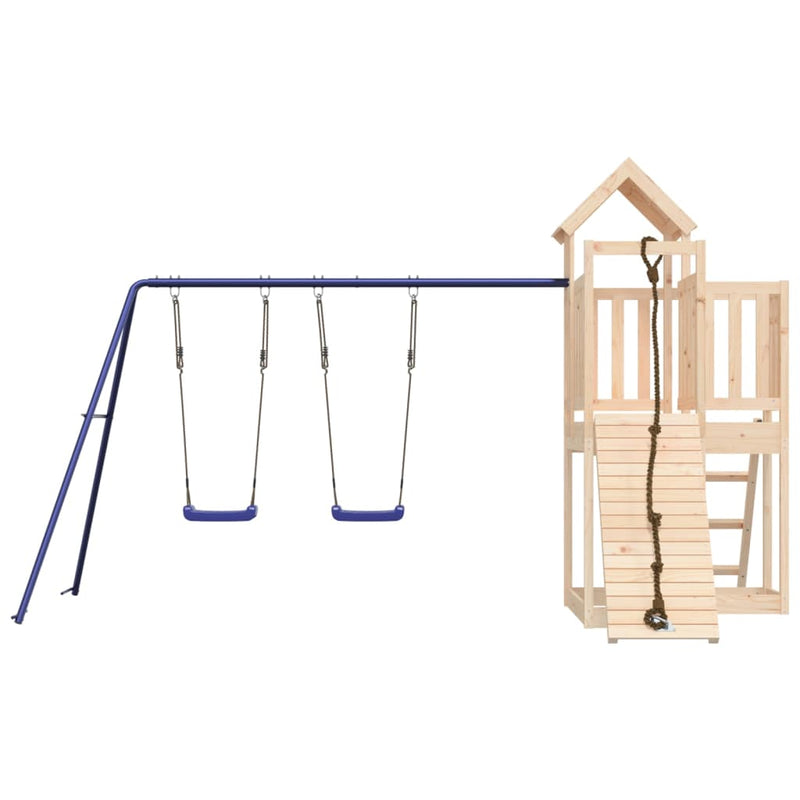 Outdoor Playset  Solid Wood Pine