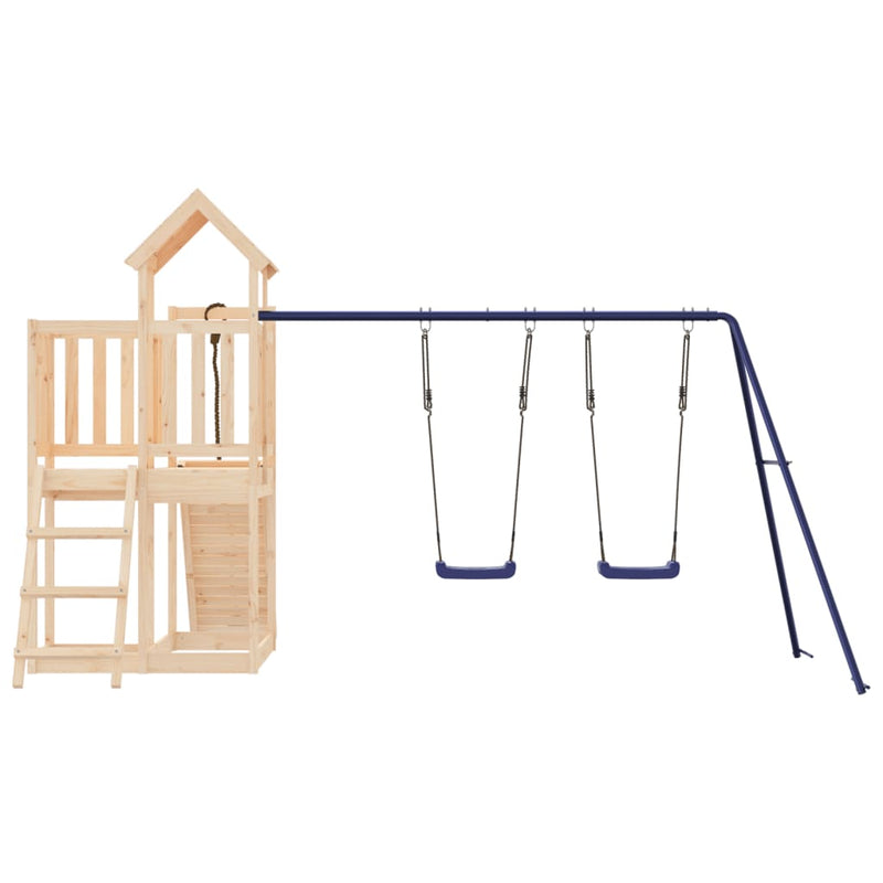 Outdoor Playset  Solid Wood Pine