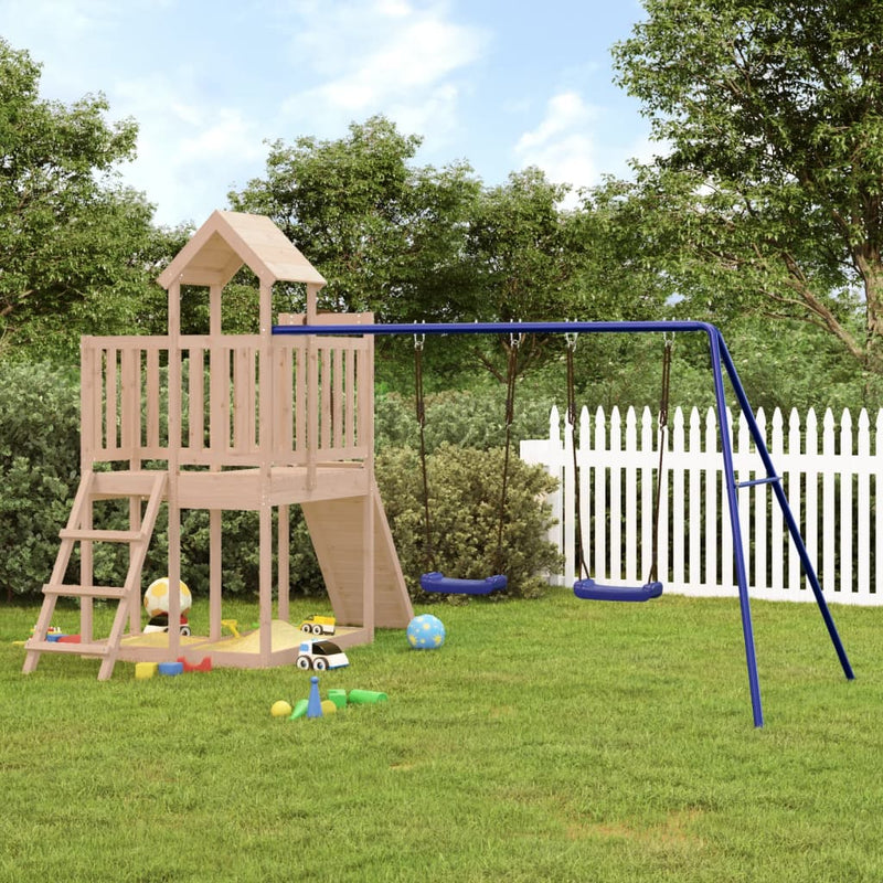 Outdoor Playset  Solid Wood Pine