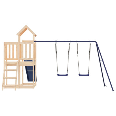 Outdoor Playset Solid Wood Pine