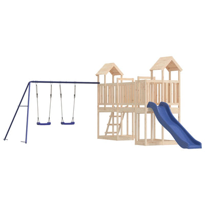 Outdoor Playset Solid Wood Pine