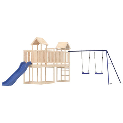 Outdoor Playset Solid Wood Pine